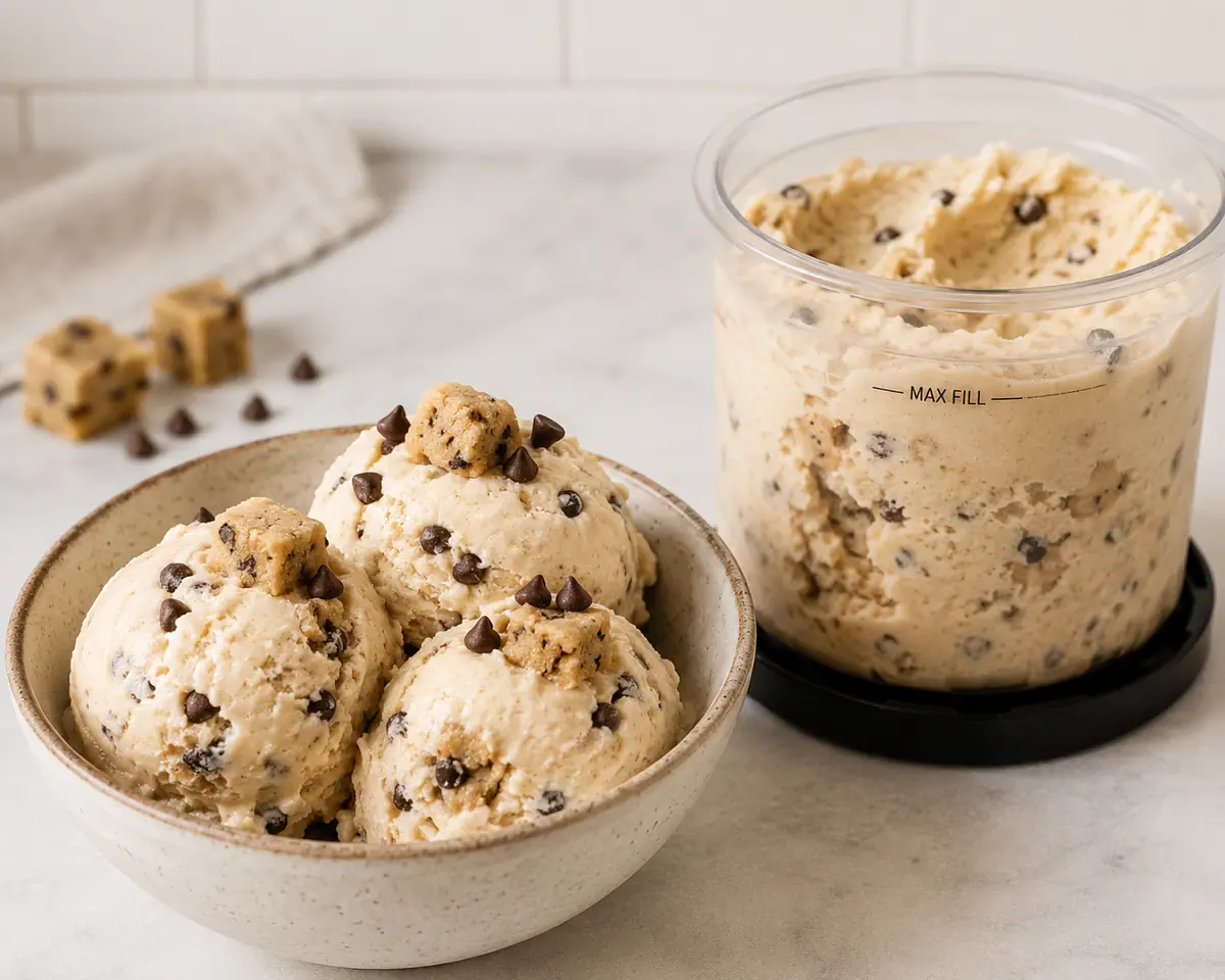 Vegan Cookie Dough Ice Cream