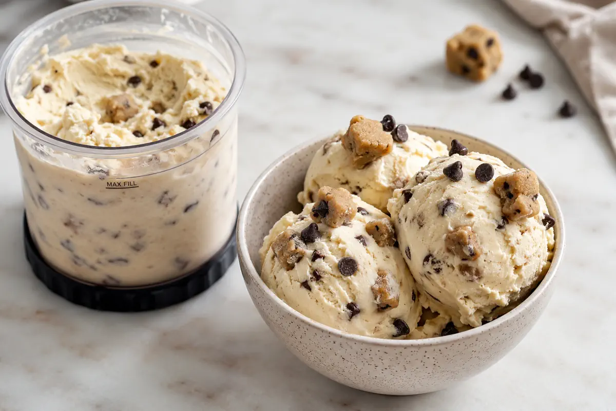 Protein Cookie Dough Ice Cream