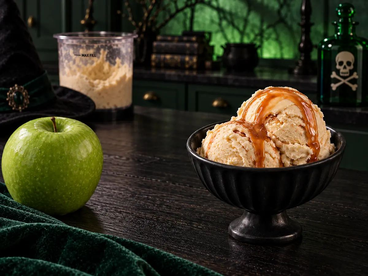 Poison Apple and Salted Caramel Ice Cream