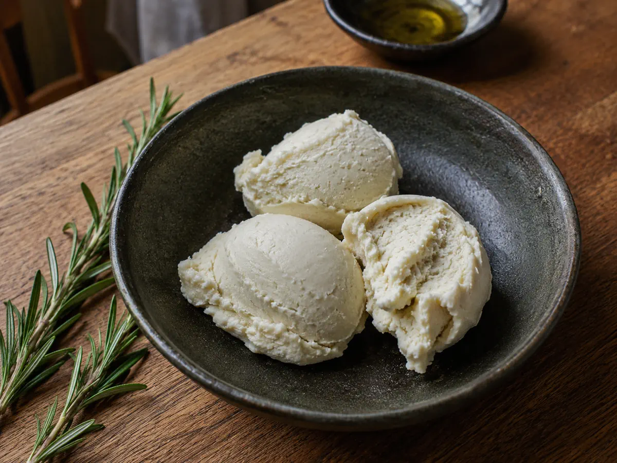 Rosemary, Olive Oil and Sea Salt Ice Cream