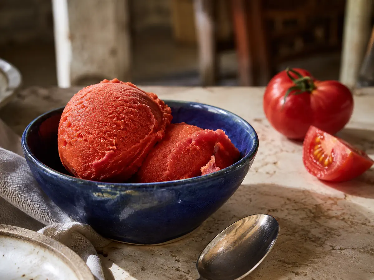 Savory Tomato Sorbet