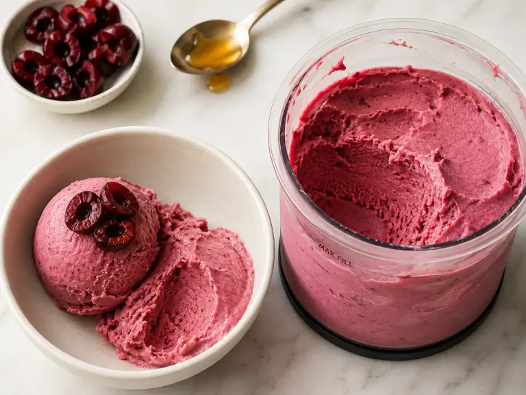 Cherry Vanilla Frozen Yogurt