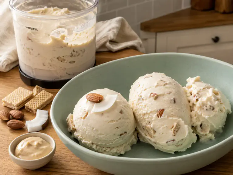 Raffaello-Inspired Ice Cream