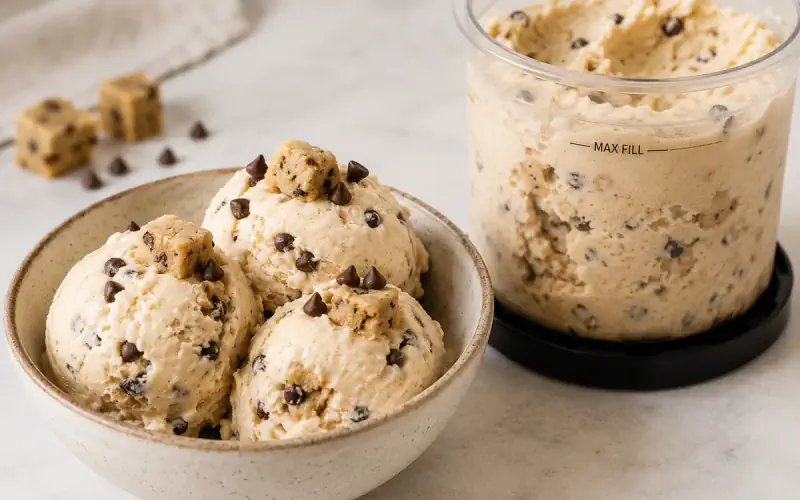 Vegan Cookie Dough Ice Cream