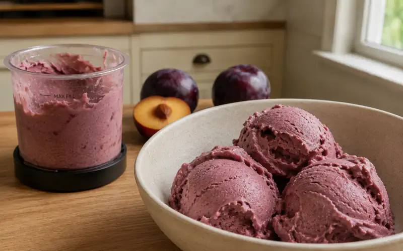 Plum Ice Cream