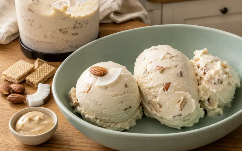 Raffaello-Inspired Ice Cream