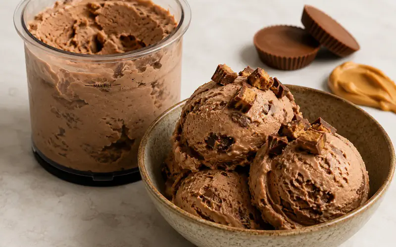 Reese's-Style Ice Cream
