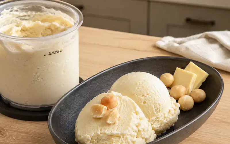 White Chocolate Macadamia Ice Cream